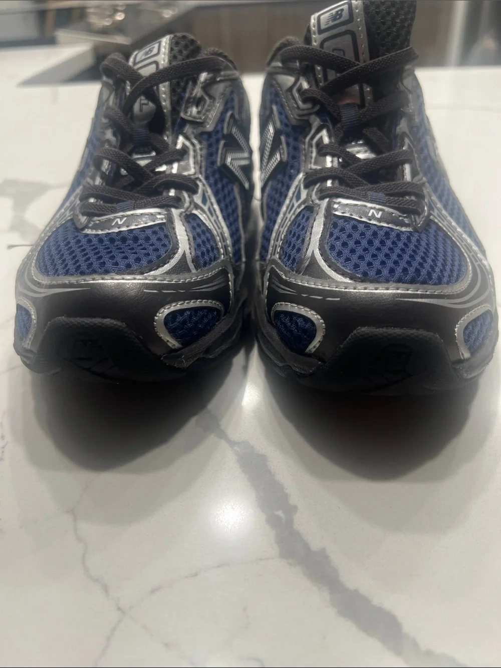 New Balance Men’s Blue and Black Athletic Running Shoes